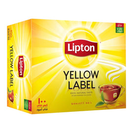 Lipton Yellow Label Arabic 100 Teabags - Sweet and Tea