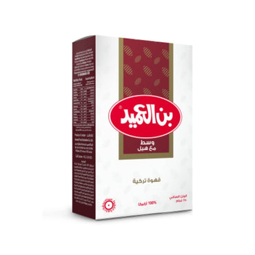 Al Ameed Medium Roast Ground Coffee with Cardamom 17.6 oz. - Sweet and Tea