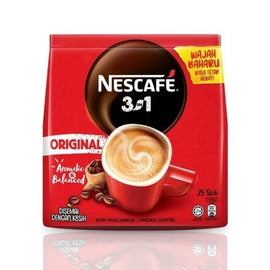 Nescafé 3 - in - 1 Original Premix Coffee 25x18g - Sweet and Tea