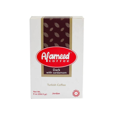 Al Ameed Dark Roast Ground Coffee with Cardamom 8 oz.