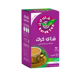 Karak Tea Instant Premix Unsweetened with Cardamom 140g (10 Sticks)