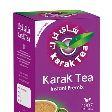 Karak Tea Instant Premix Unsweetened with Cardamom 140g (10 Sticks)